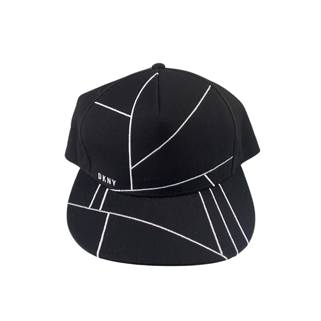 DKNY Geometric Cap Black One Size - New