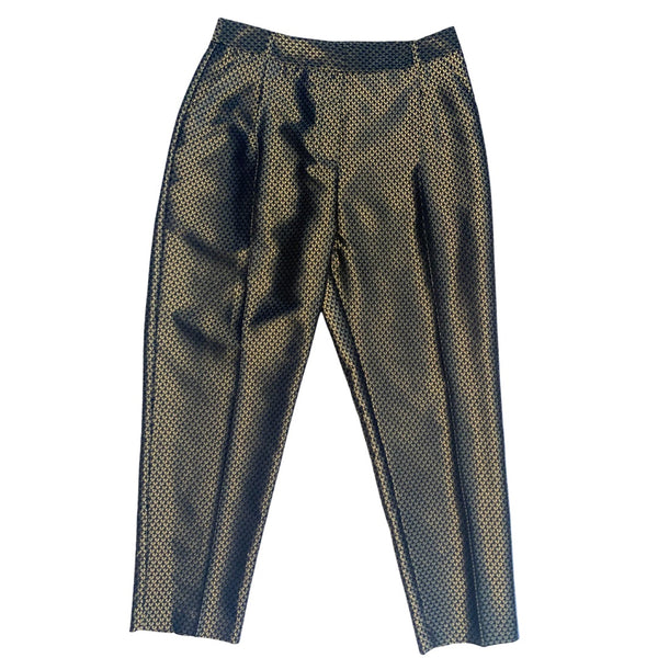 Metallic Suit Blazer Trousers Two- Piece Gold SIZE 14/12 - New
