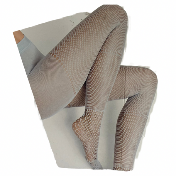 Wolford Alexa Net Tights Light Blue SIZE M