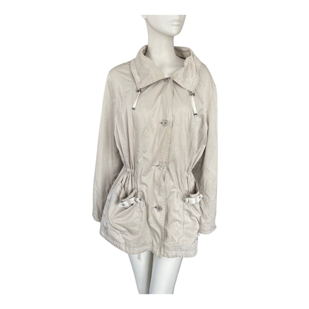 Lightweight Windbreaker Cream SIZE 20 - Preloved