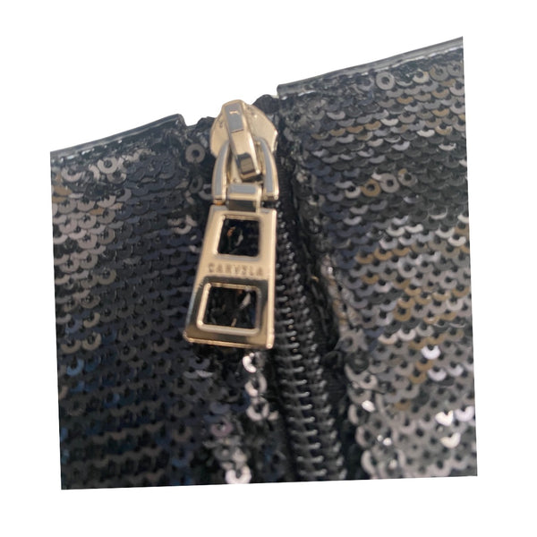 Carvela Attention Ankle Boots Sequins Black SIZE 41 - New