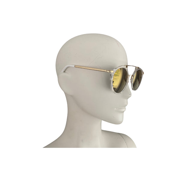 Crystal Clear Sunglasses Yellow - New