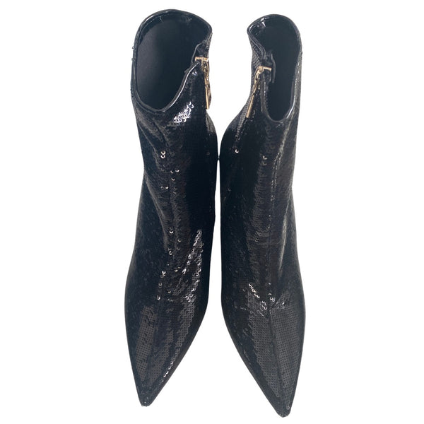 Carvela Attention Ankle Boots Sequins Black SIZE 41 - New