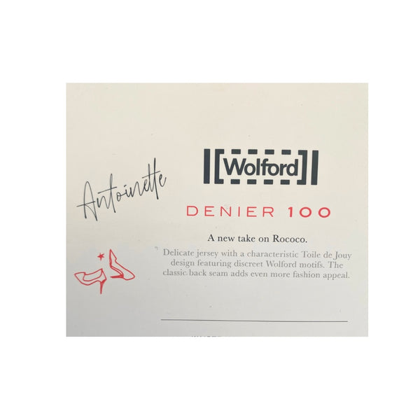 Wolford Antoinette Toile Tights 100 Denier Pink SIZE XS - New