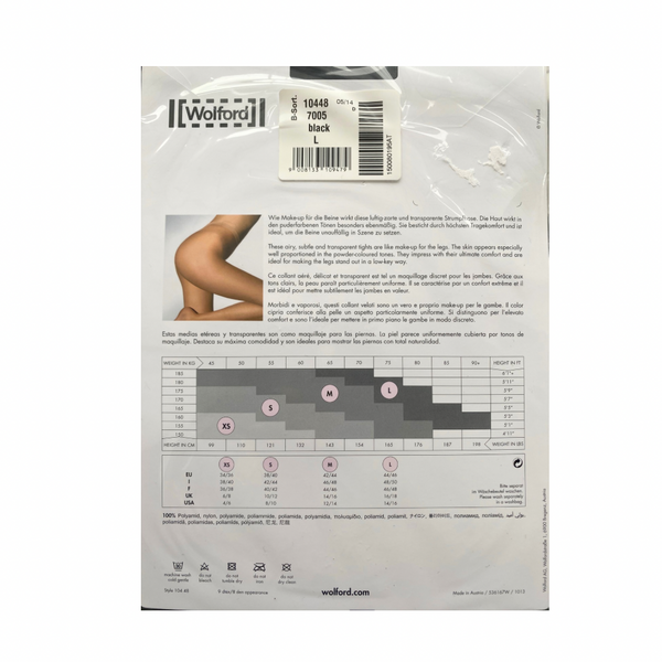 Naked 8 Tights Wolford  Black SIZE L - New