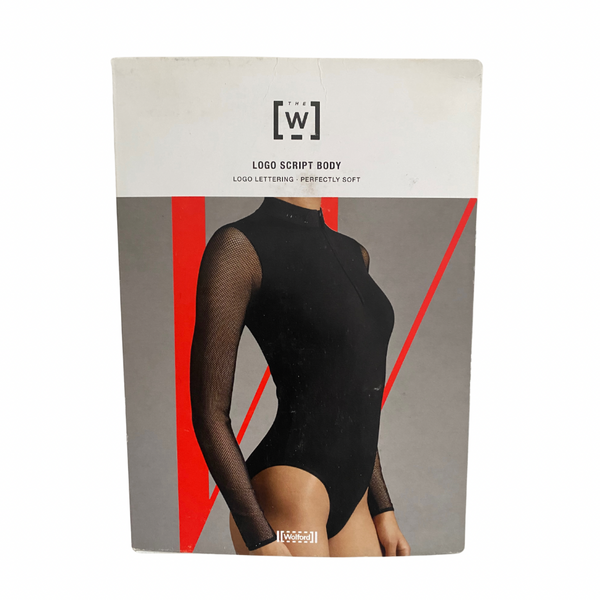 Wolford Contrast Mesh Bodysuit Cream SIZE XS - New