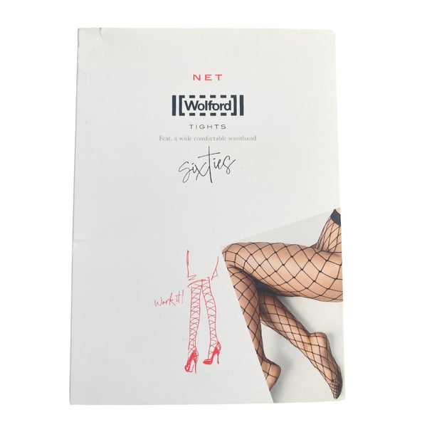 Wolford Large Fishnet Sixties Tights Nude - New