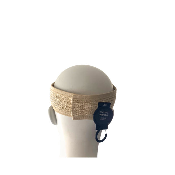 Raffia Visor Beige