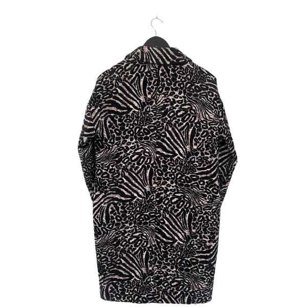 Gallery Zebra Print Midi Coat SIZE 12 - New