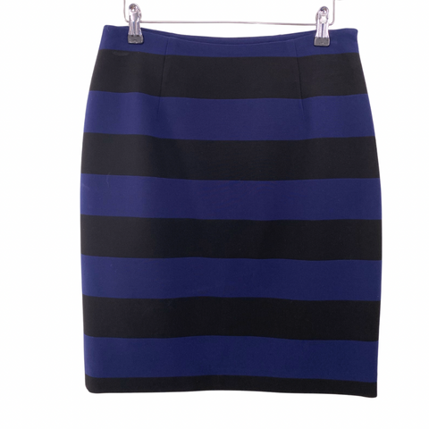 Stripe Pencil Skirt Navy SIZE  10
