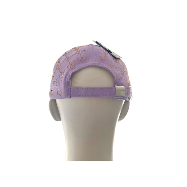 Diamanté Pattern Cap Lilac - New