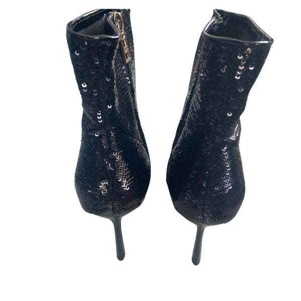 Carvela Attention Ankle Boots Sequins Black SIZE 41 - New