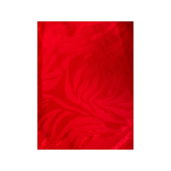 Savida Zebra Print Wrap Front Skirt Red SIZE M - New