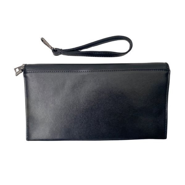 Envelope Clutch Crossbody Bag Black Red - New
