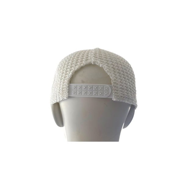 Knitted Mesh Baseball Cap Cream - New