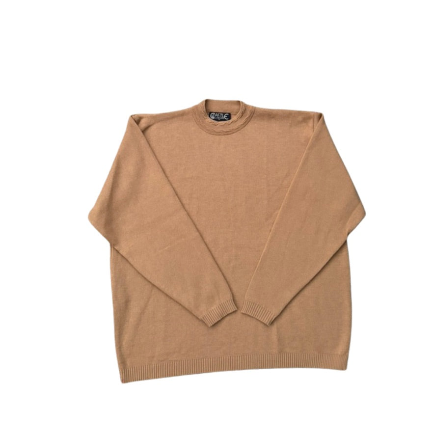 Brown sweater on a white background