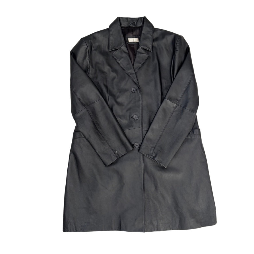 Black coat on a white background