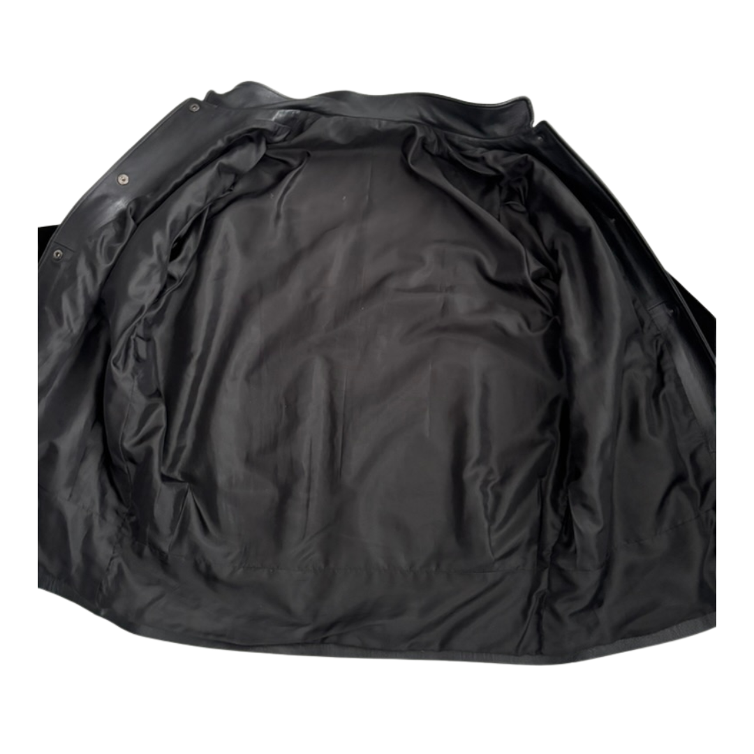 Black car cover on a white background