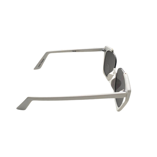 Cut-Out Cat-Eye Sunglasses White - New