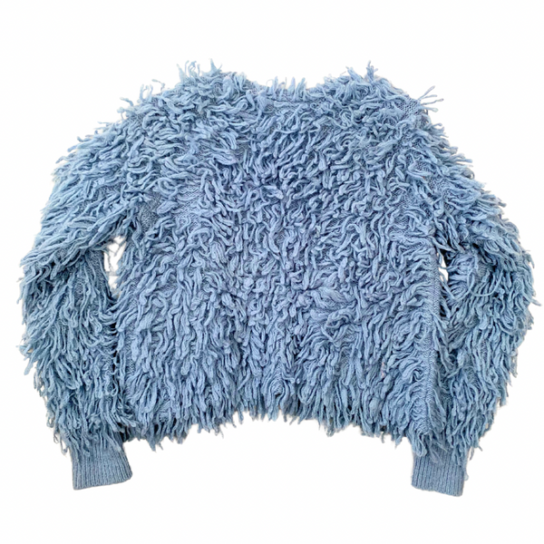 & Other Stories Short Cardigan Wool Blue SIZE S -Preloved