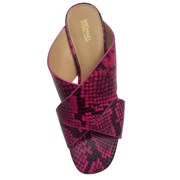 MICHAEL KORS Porter Mules Pink SIZE 37 - New