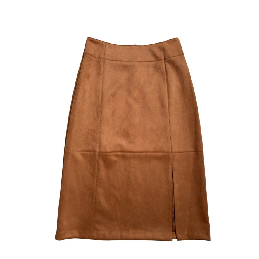 Brown skirt on a white background