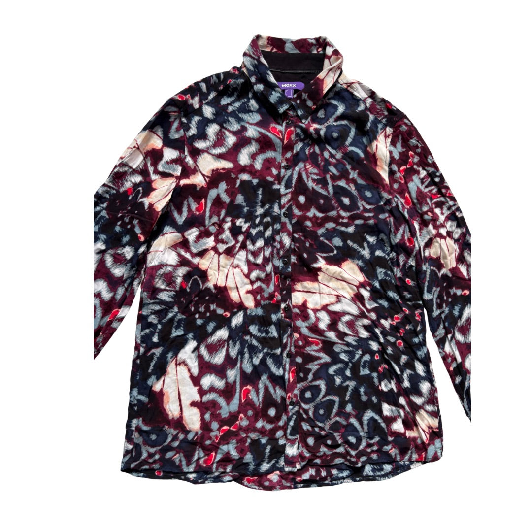 Patterned shirt on a white background