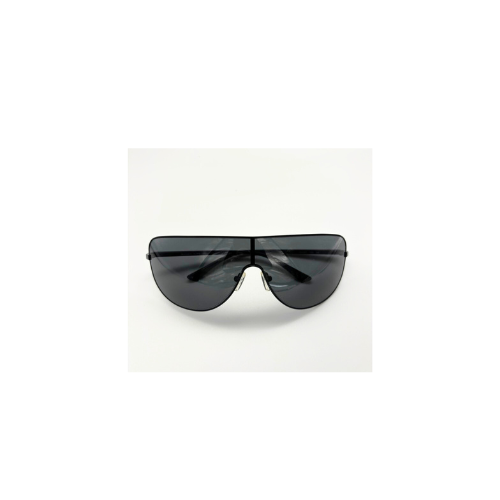 Black sunglasses on a white background