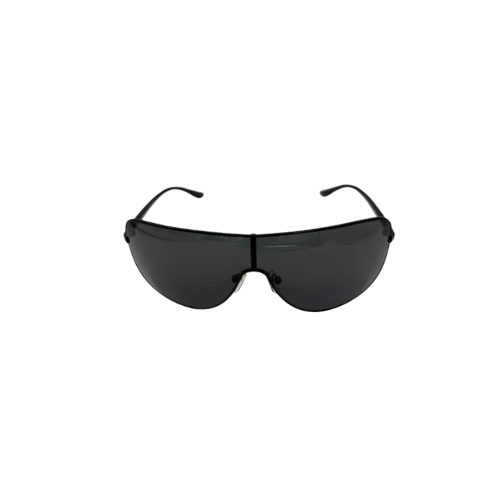 Black sunglasses on a white background