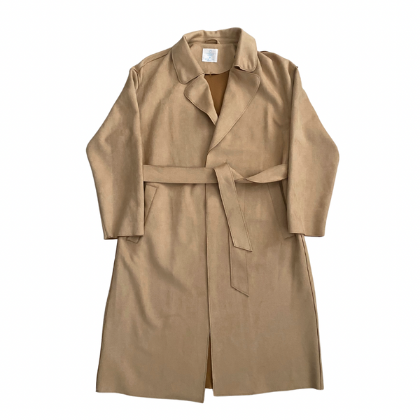 Primark Belted Trench Coat Beige SIZE S