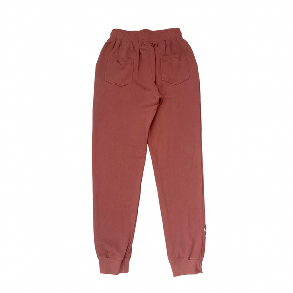 pink sweatpants on a white background