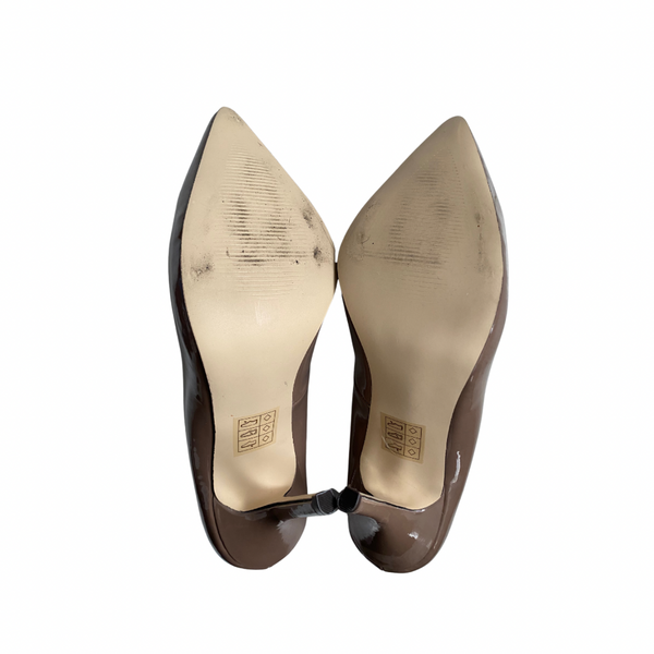 Jasper Conran Stiletto Court Shoes Patent Brown SIZE 41 - New