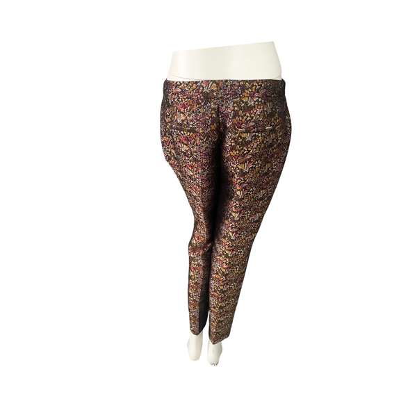 Patterned trousers on a white background