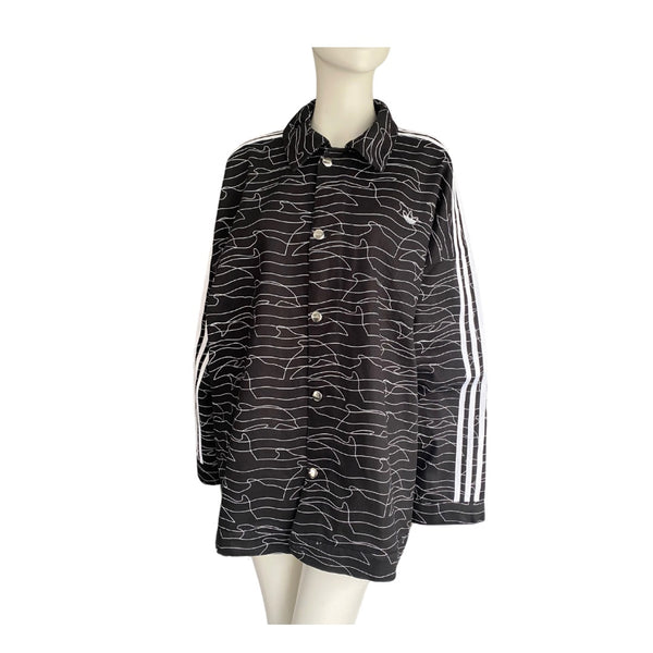 ADIDAS ORIGINALS Fakten Jacket Black SIZE 18