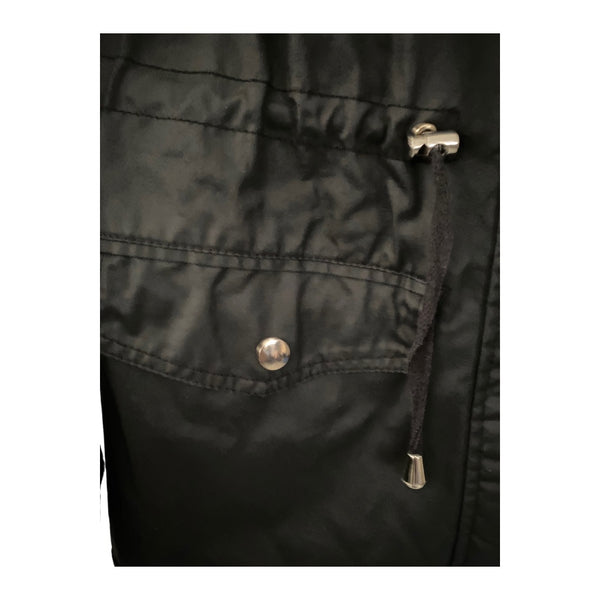 Faux Wax Jacket Black SIZE  8