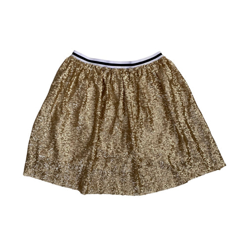 Sequins Athleisure Mini Skirt Gold SIZE XL