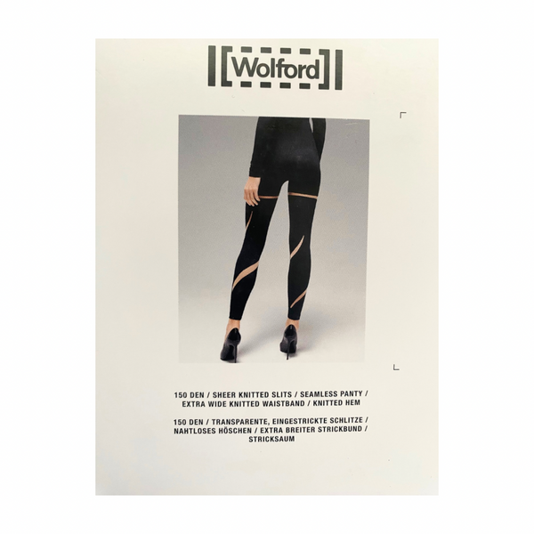 Sheer Opaque 150 Denier Leia Leggings Wolford Black SIZE L