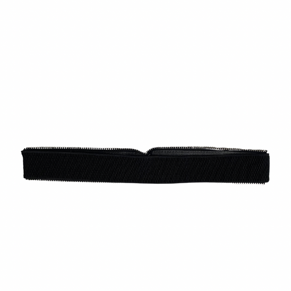 Zip Stretch Belt Black