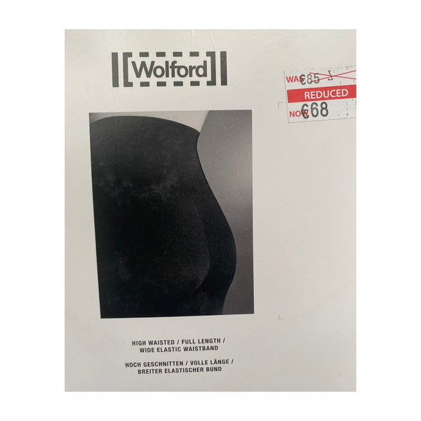 High Shine Thick Leggings Wolford Blue SIZE L