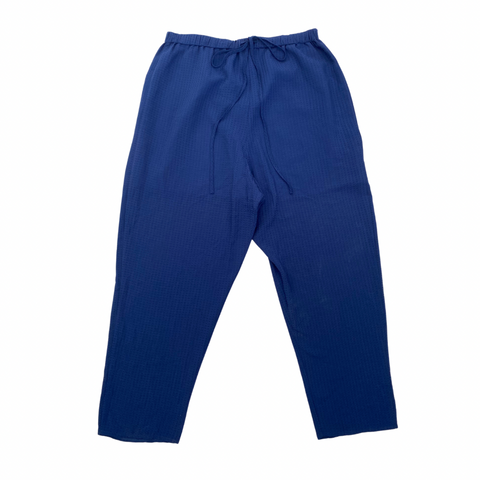 Chiffon Print Jog Pants Blue SIZE 14