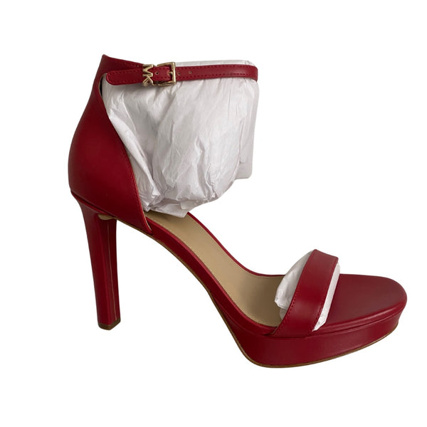 MICHAEL KORS Margot  Platform Heel Sandal Red SIZE 39