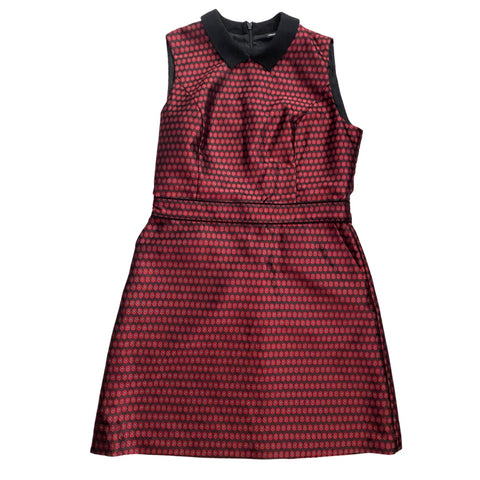 Collared Shift Dress Red SIZE 10
