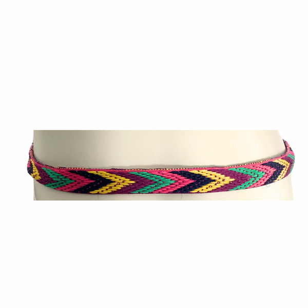 Woven Belt Navy Multicolour