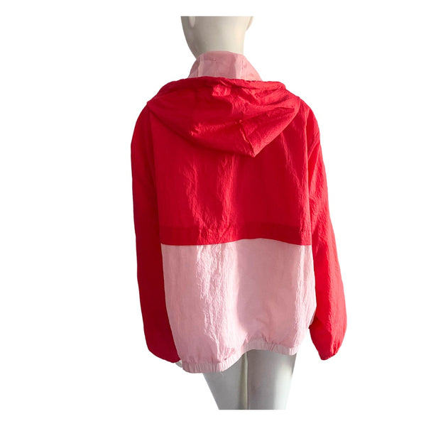 Dunnes Colourblock Shell Windbreaker Red SIZE XL