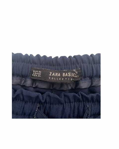 Zara Lightweight Jog Pants Navy SIZE XS