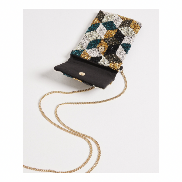 OLIVIA BONAS Maiko Sequins Bag Phoneholder