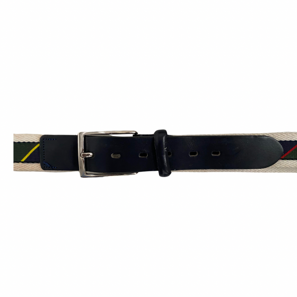 Regimental Stripe Belt Navy Multi