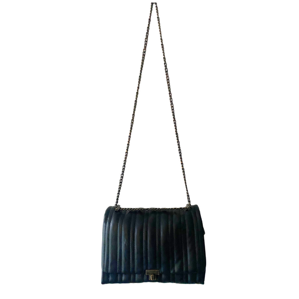 Quilted Classic Flap Bag Black