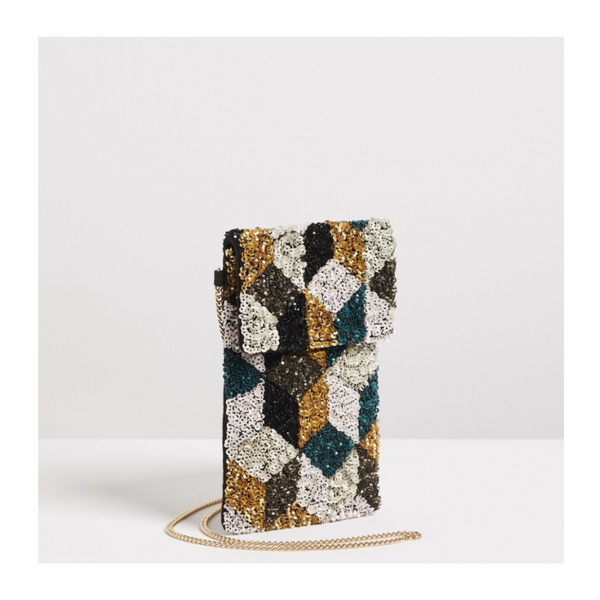 OLIVIA BONAS Maiko Sequins Bag Phoneholder