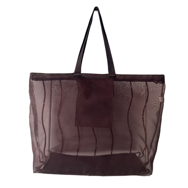 Mesh Tote Bag Brown